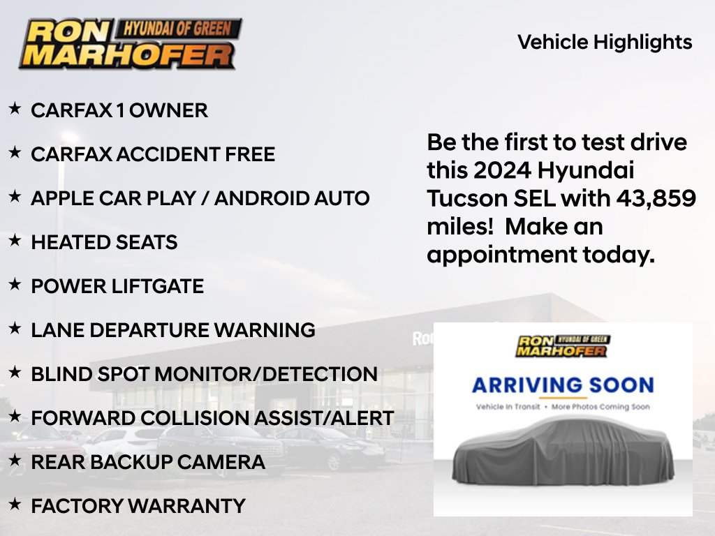 Certified 2024 Hyundai Tucson SEL SUV