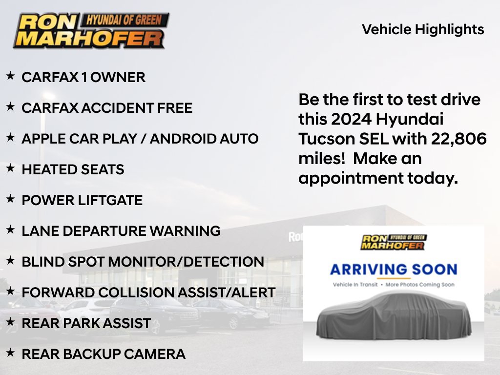 Certified 2024 Hyundai Tucson SEL SUV