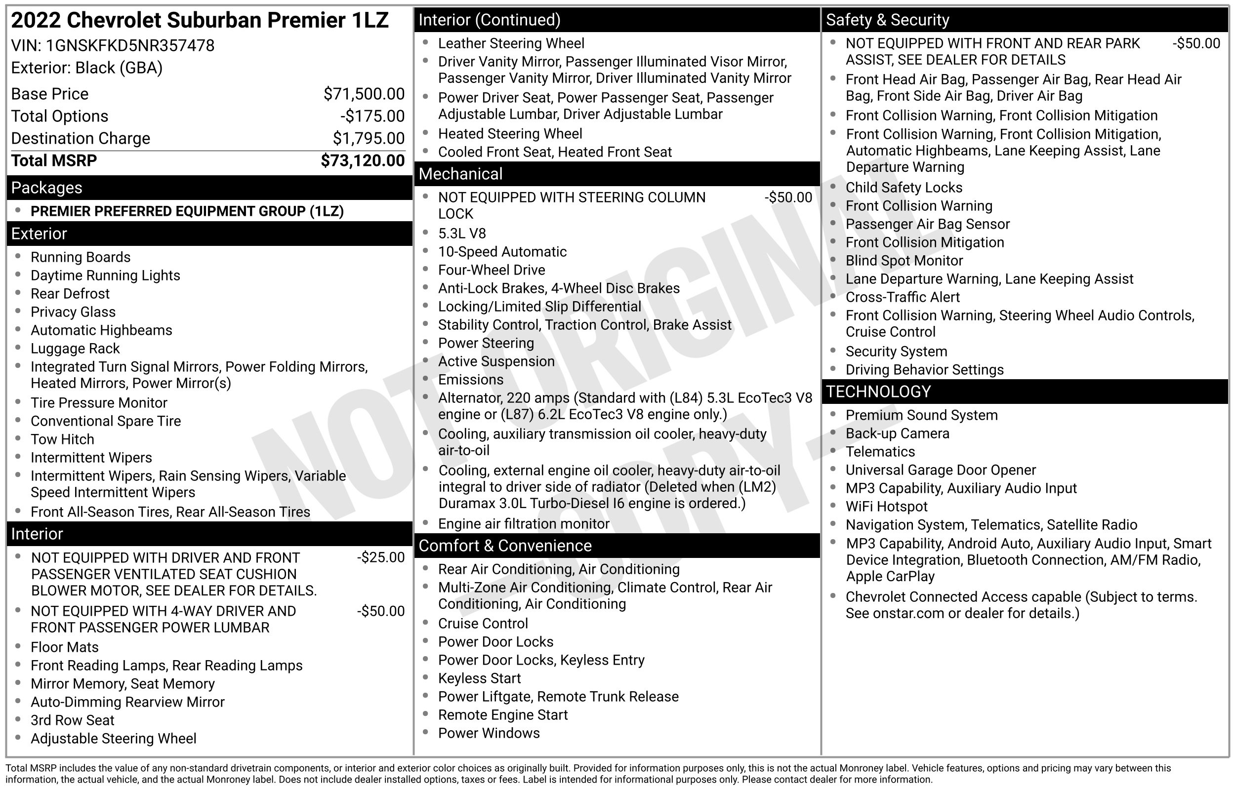 Used 2022 Chevrolet Suburban Premier SUV