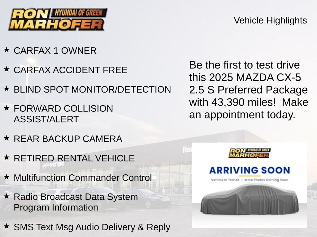 Used 2025 Mazda CX-5 2.5 S Preferred Package SUV