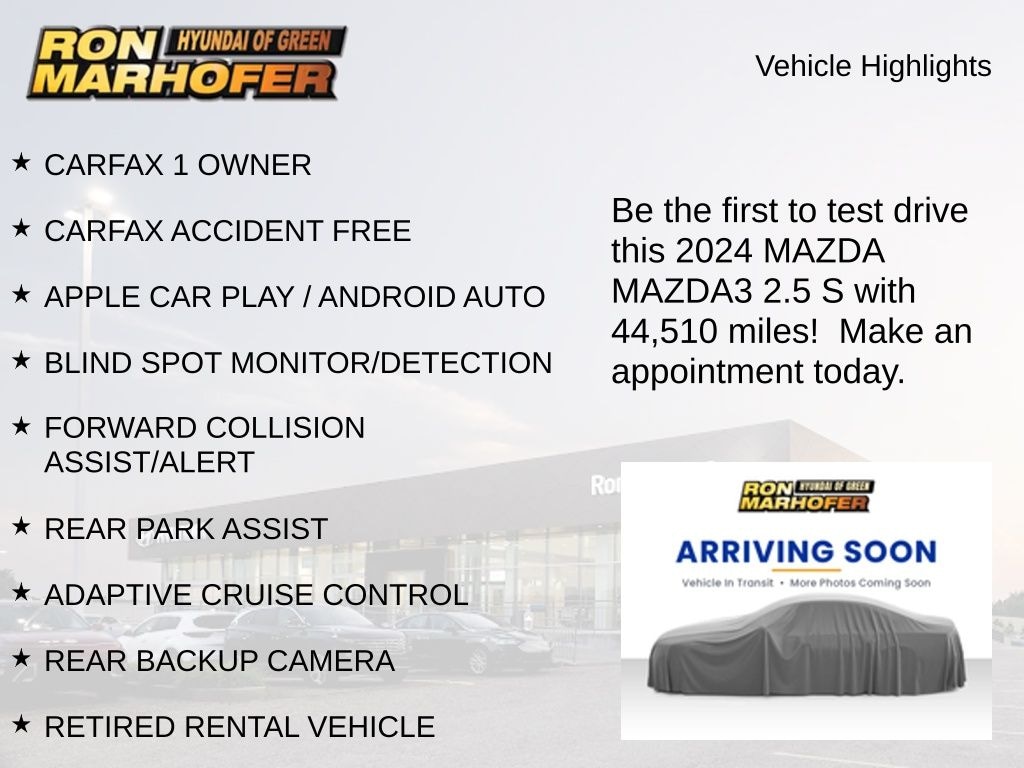 Used 2024 Mazda Mazda3 Hatchback 2.5 S Select Sport Hatchback