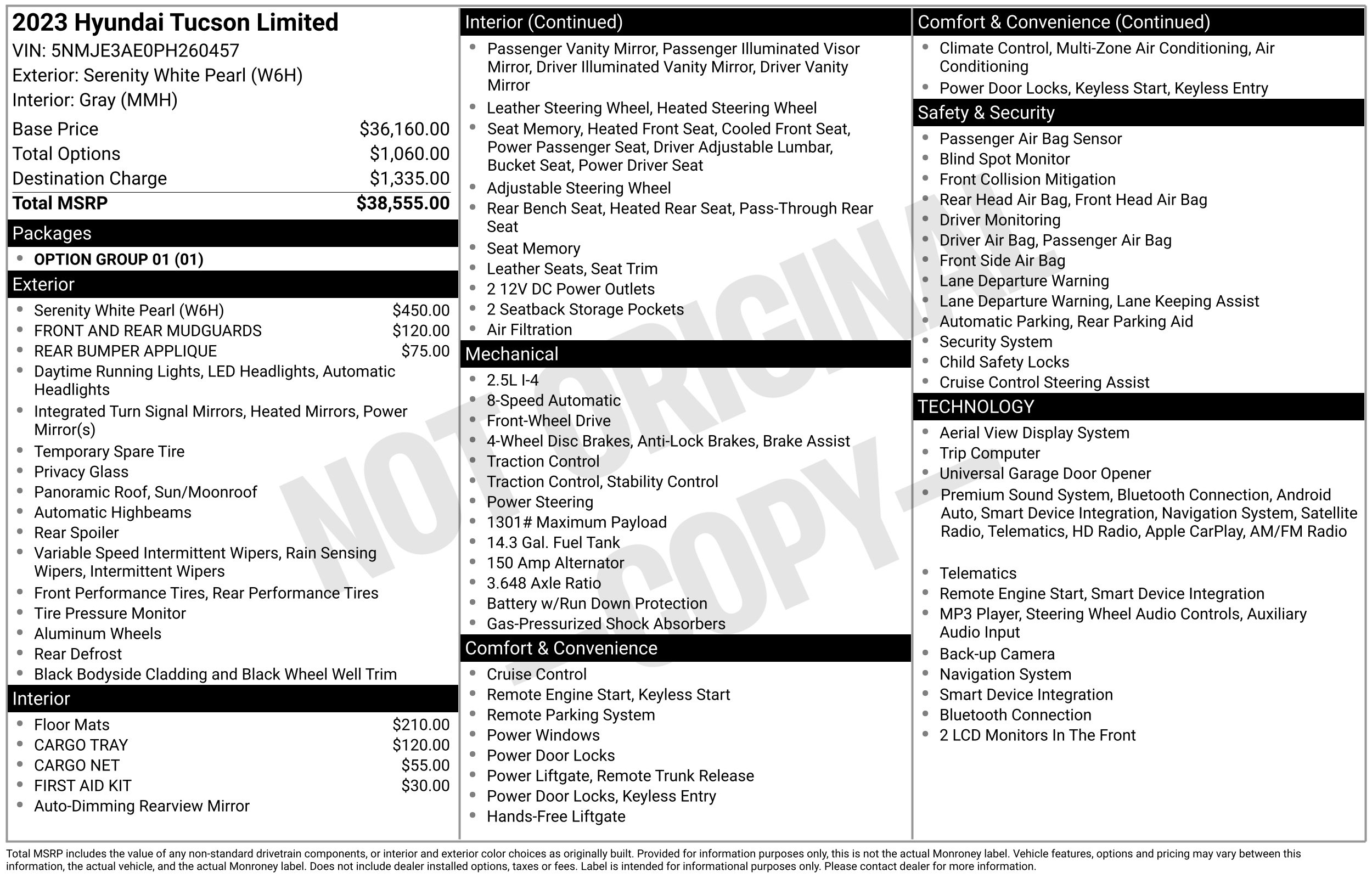 Used 2023 Hyundai Tucson Limited SUV