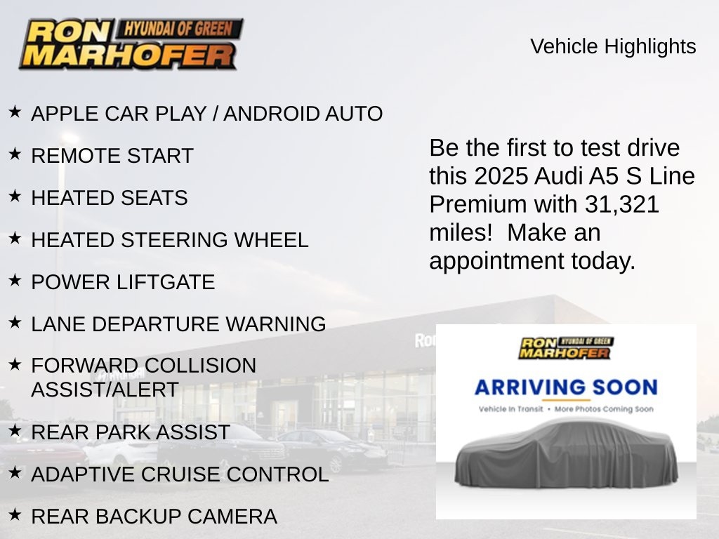 Used 2025 Audi A5 45 S Line Premium Hatchback