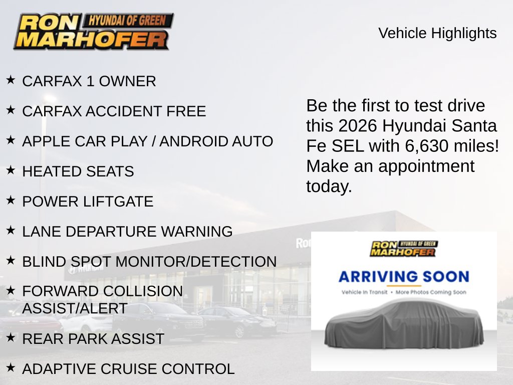 Used 2026 Hyundai Santa Fe SEL SUV
