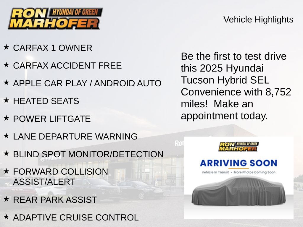 Used 2025 Hyundai Tucson Hybrid SEL Convenience SUV
