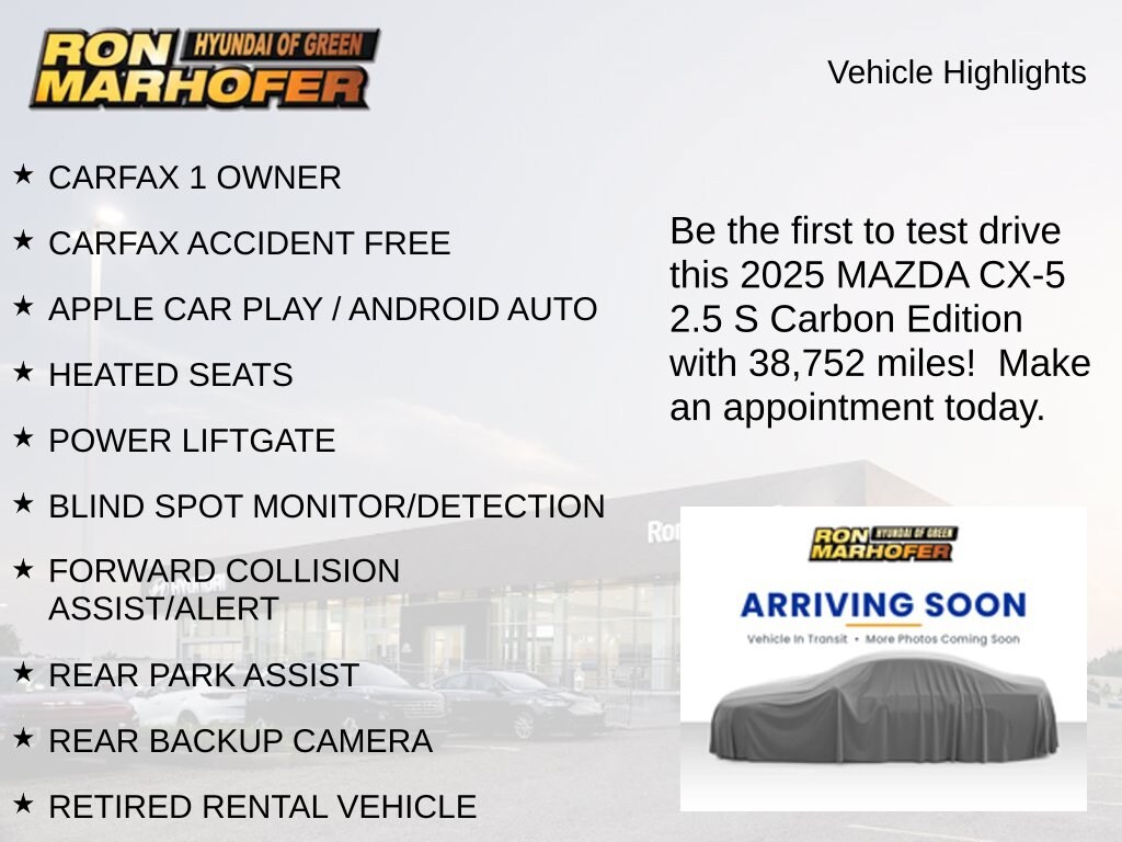 Used 2025 Mazda CX-5 2.5 S Carbon Edition SUV