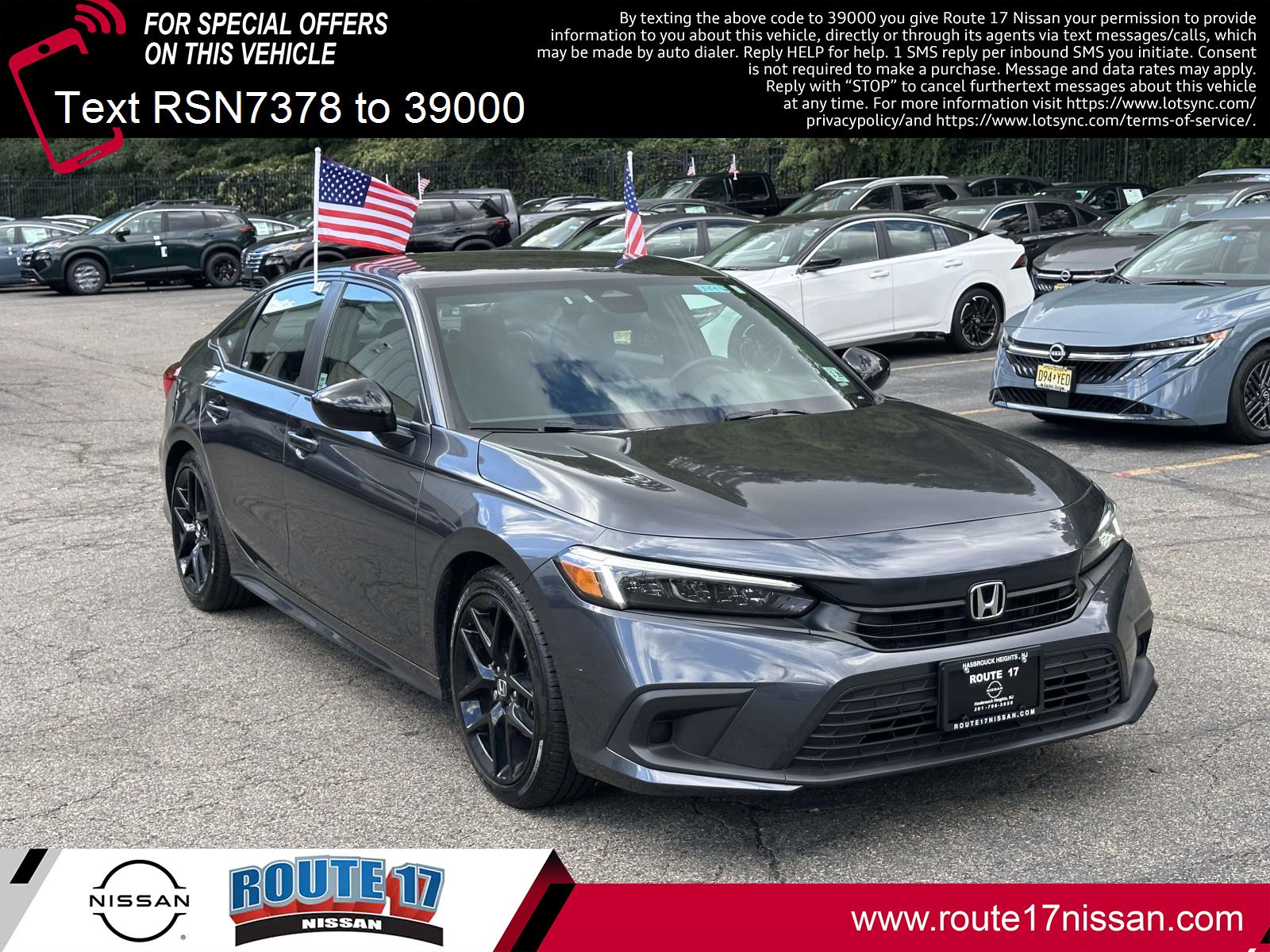 Used 2024 Honda Civic Sedan Sport CVT Car