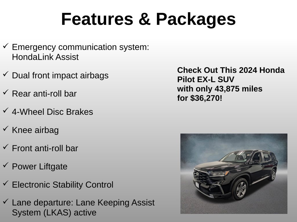 2024 Honda Pilot EX-L - Photo 16