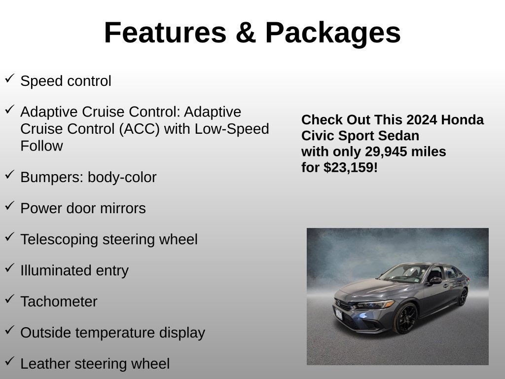 2024 Honda Civic Sport - Photo 20
