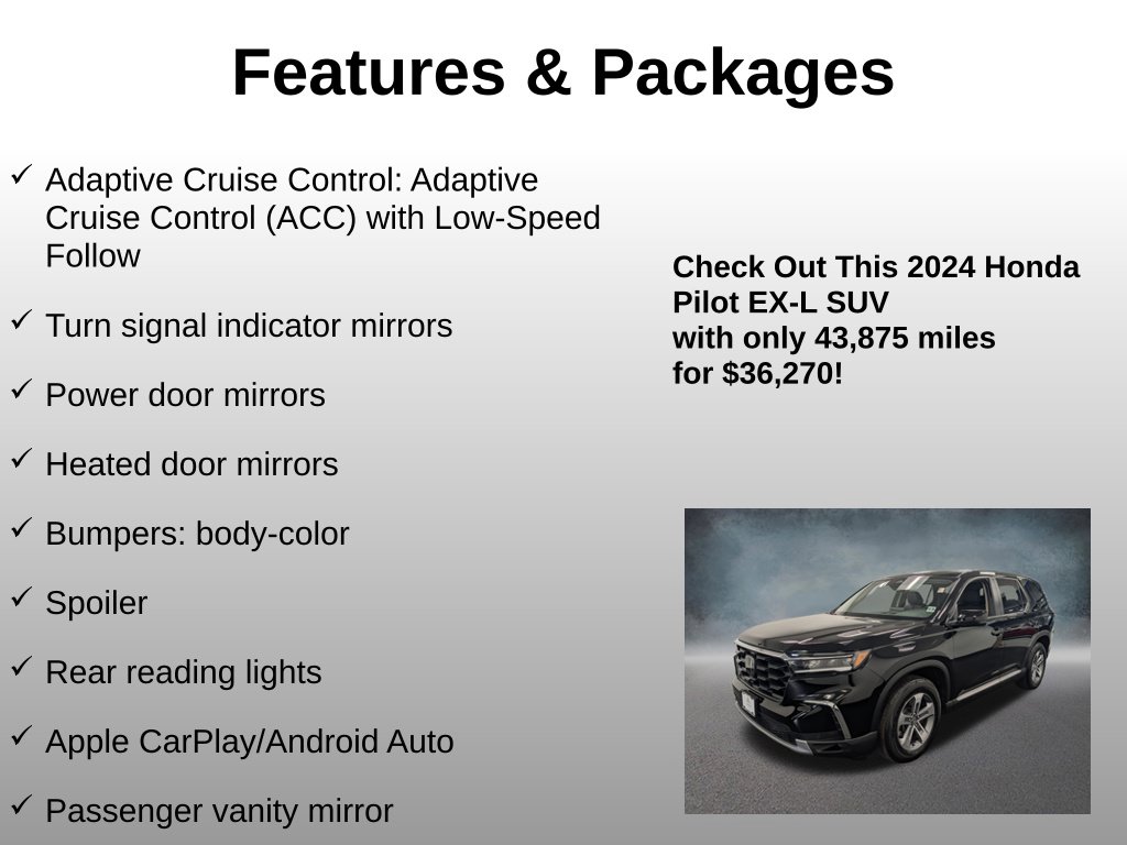 2024 Honda Pilot EX-L - Photo 24