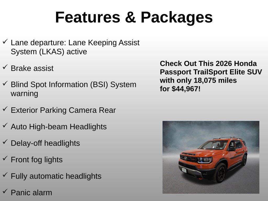 2026 Honda Passport TrailSport Elite - Photo 20