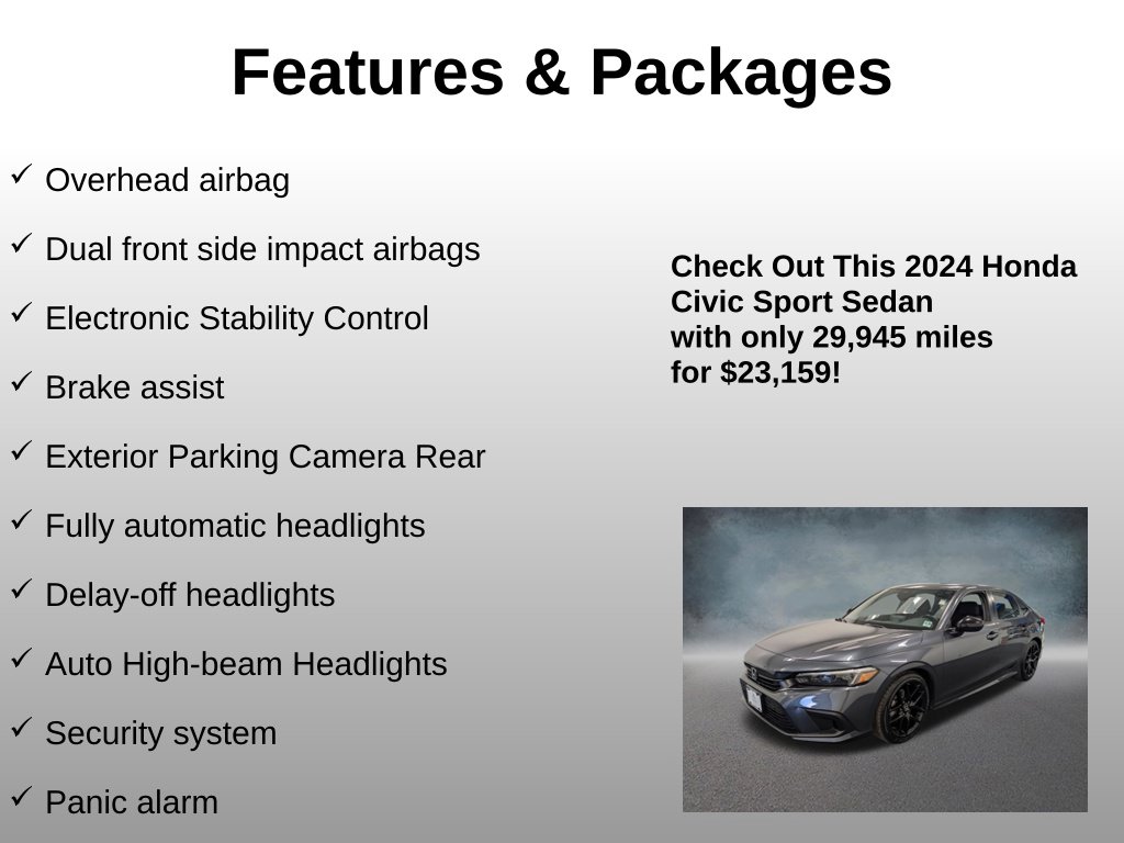 2024 Honda Civic Sport - Photo 16