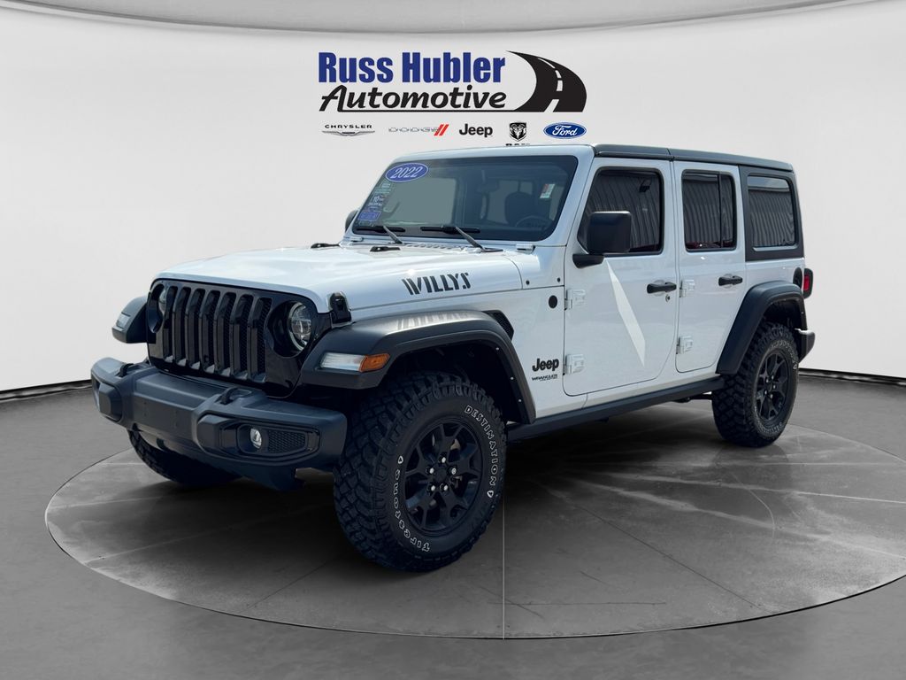 Used 2022 Jeep Wrangler Unlimited Willys SUV