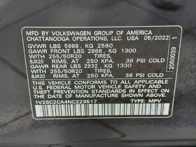 2022 Volkswagen Atlas Cross Sport SEL R-Line - Photo 23