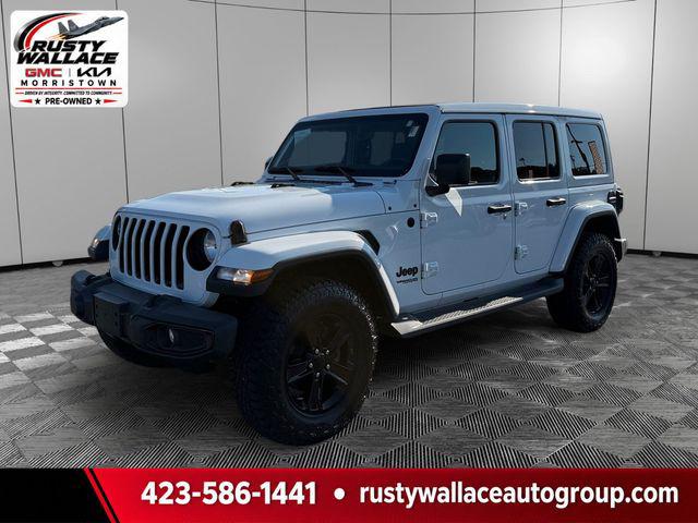Used 2021 Jeep Wrangler Unlimited Sahara Altitude 4x4 Sport Utility