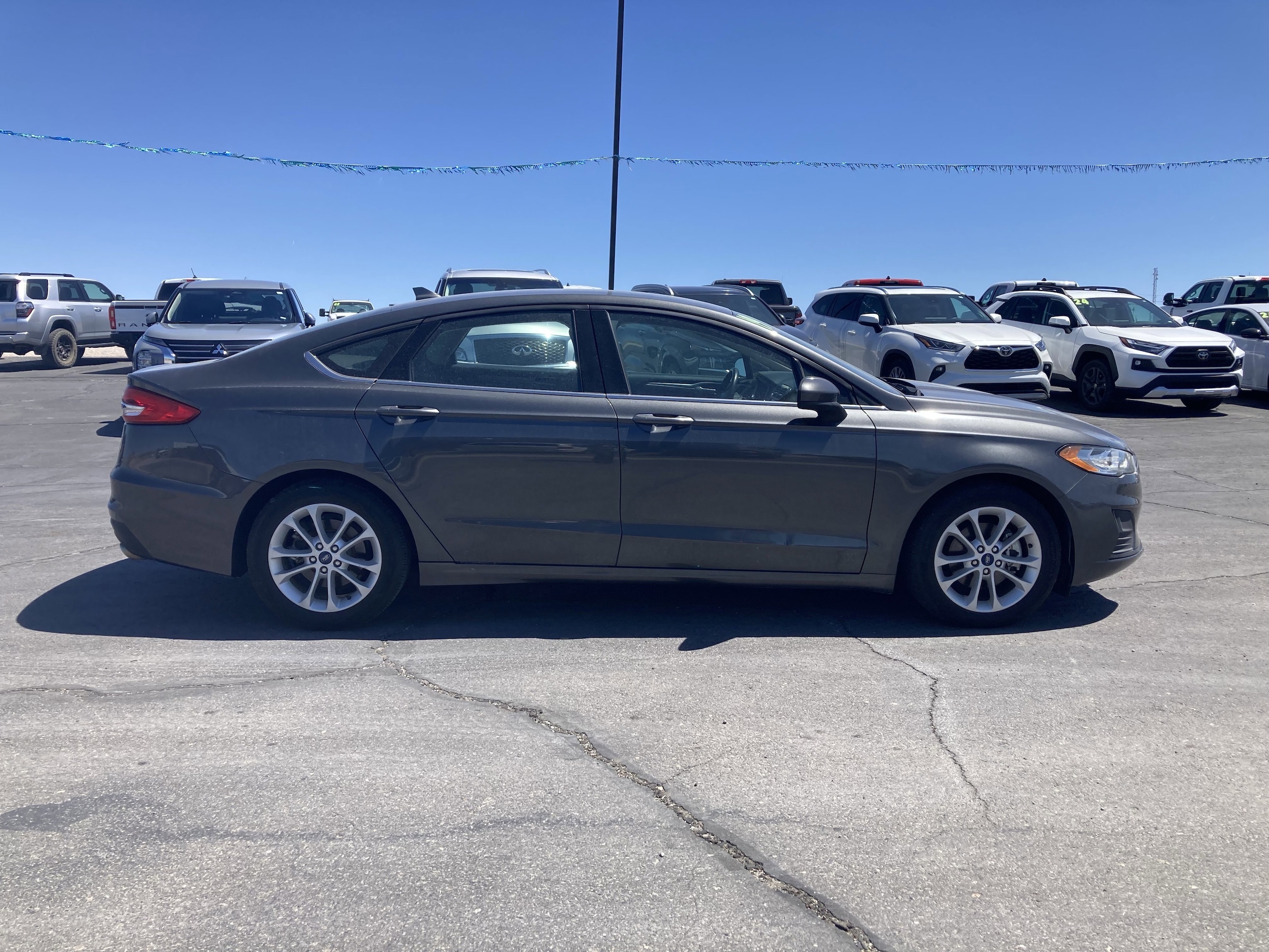 Used 2019 Ford Fusion SE with VIN 3FA6P0HD8KR135183 for sale in Delta, UT