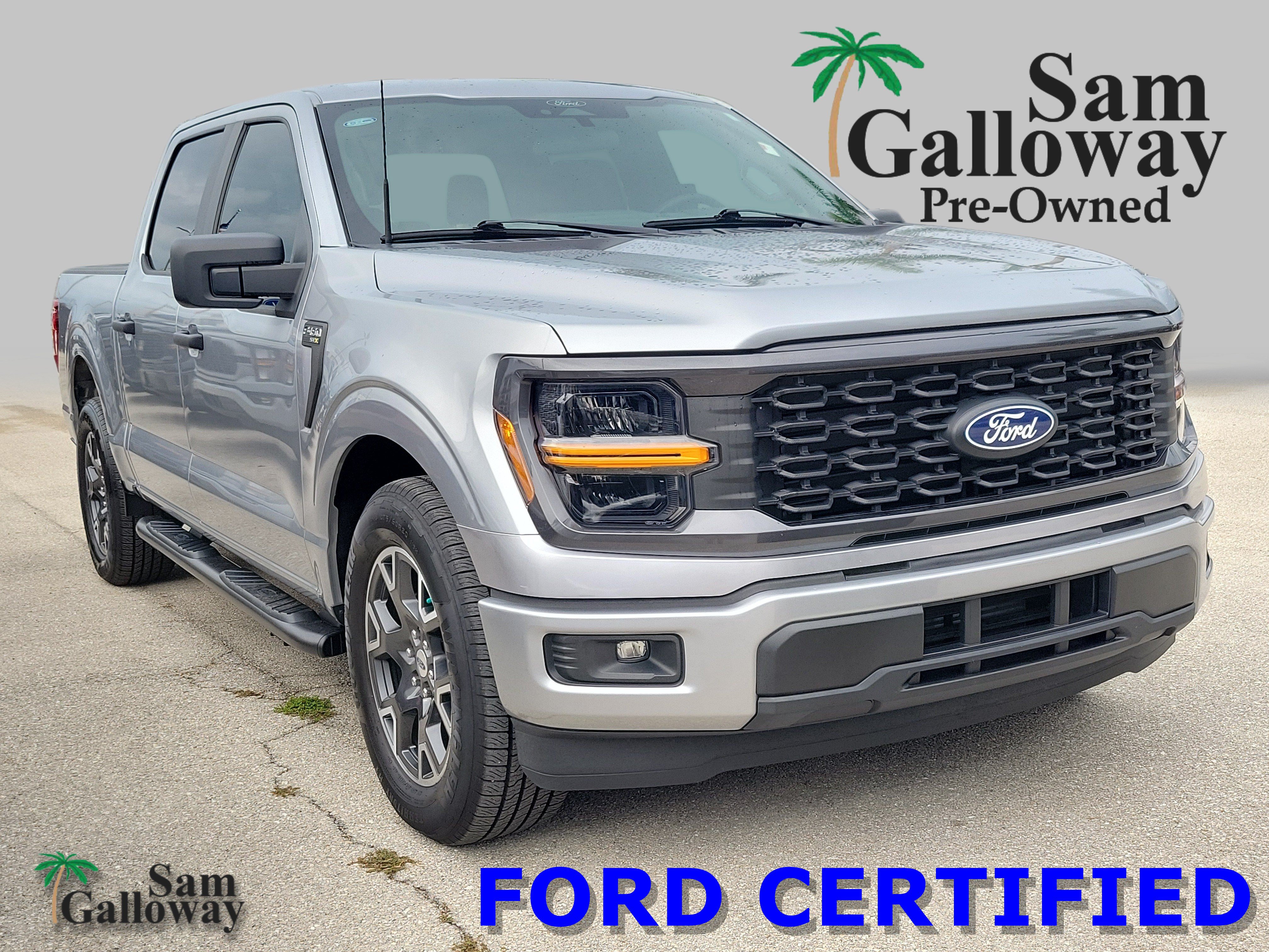 Certified 2024 Ford F-150 STX CREW CAB SHORT BED TRUCK