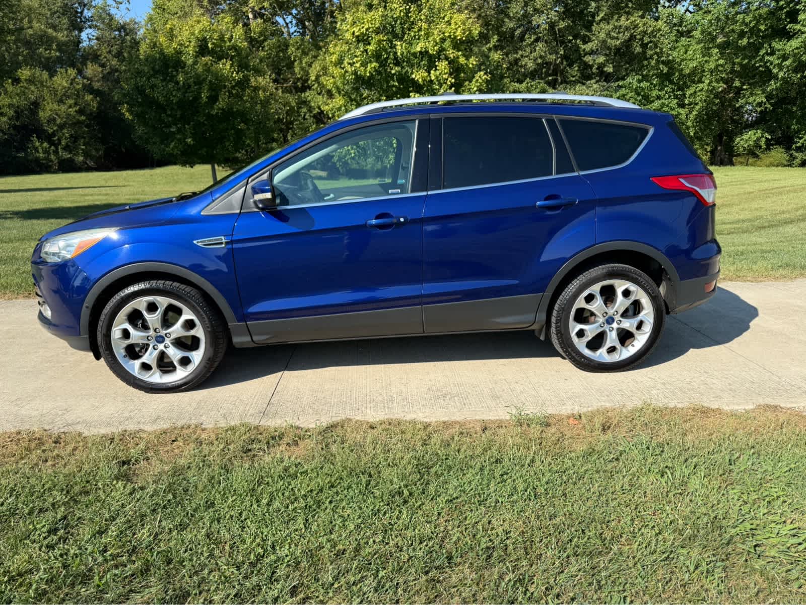 Used 2016 Ford Escape Titanium with VIN 1FMCU9J98GUA94873 for sale in Shelbyville, IN