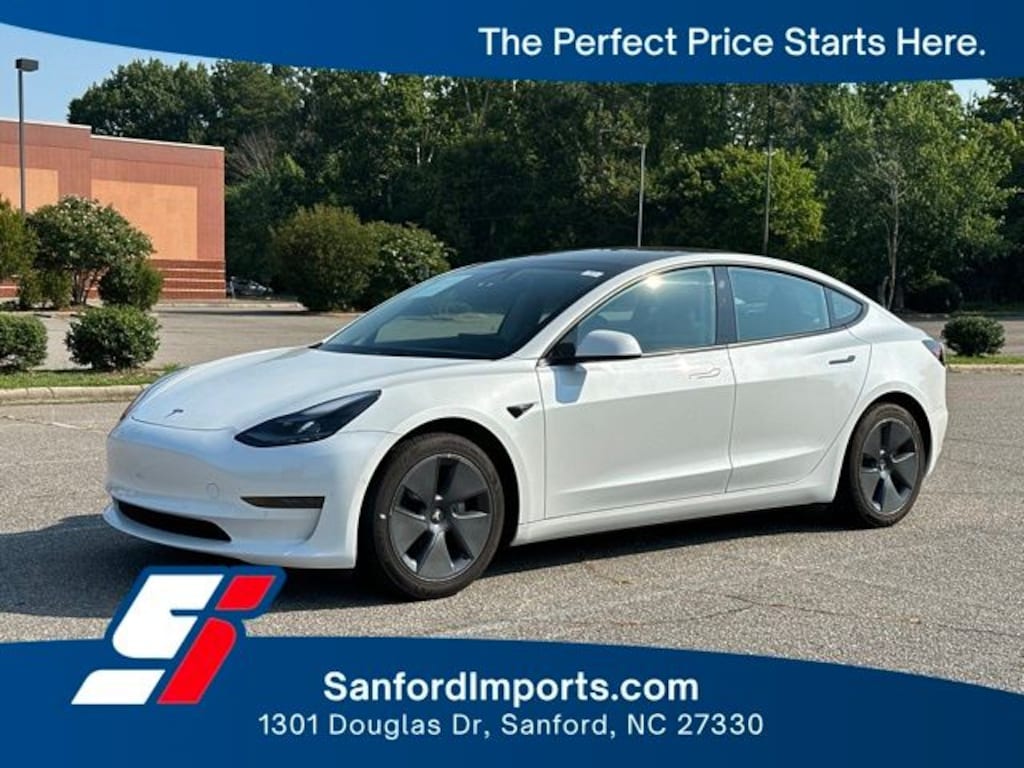 Used 2021 Tesla Model 3 Standard Range Plus Sedan