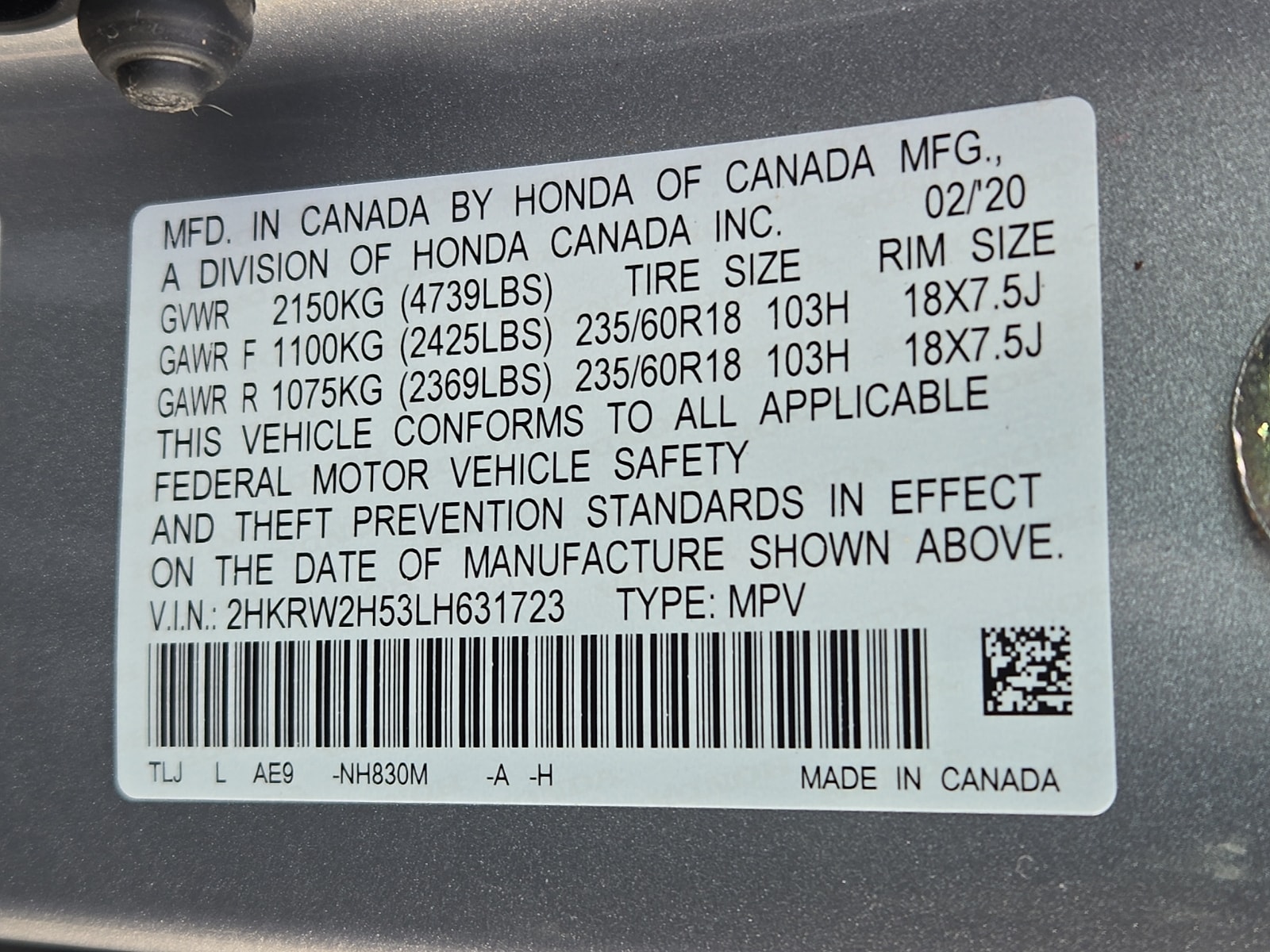 2020 Honda CR-V EX - Photo 29