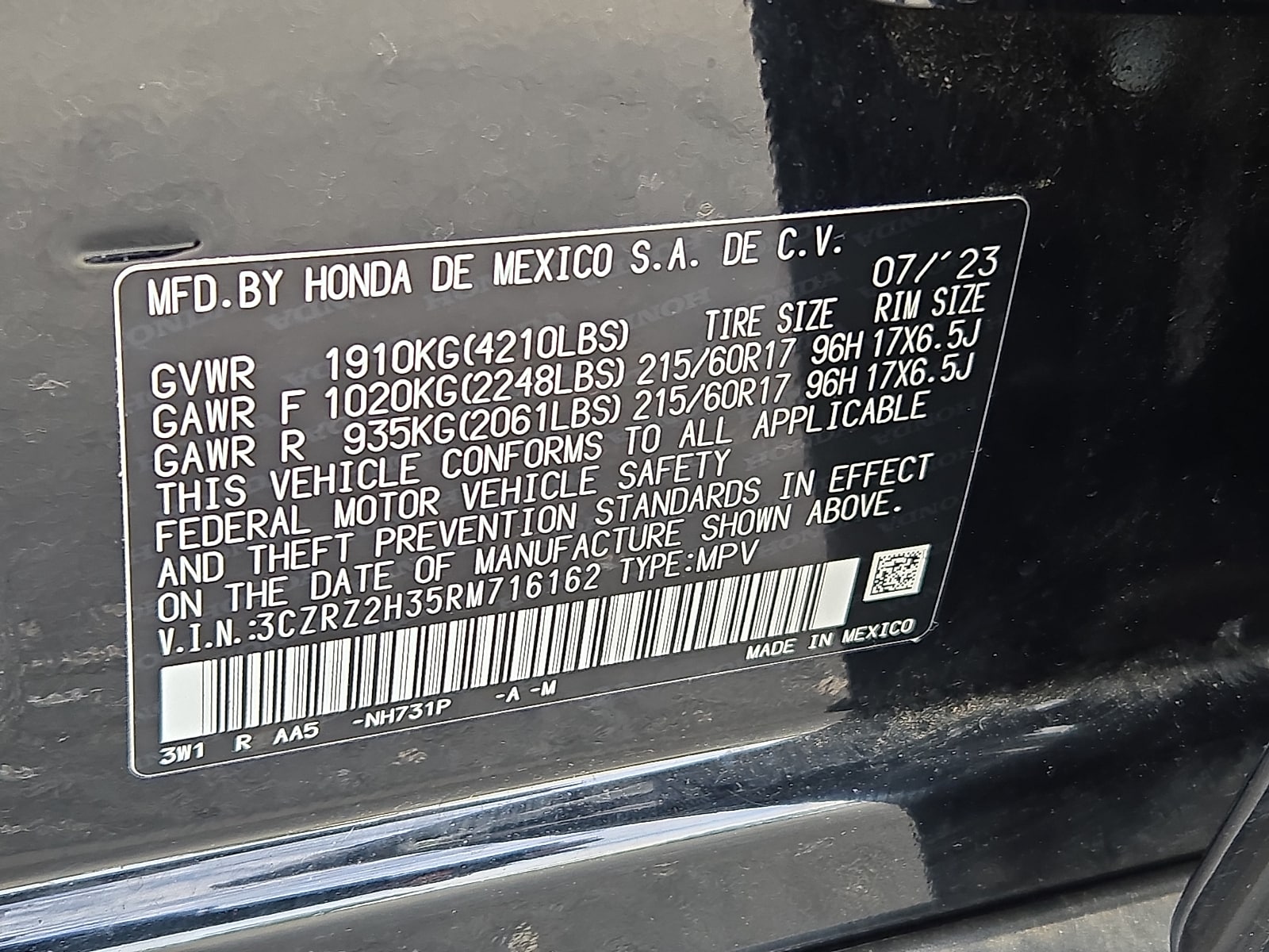 2024 Honda HR-V LX - Photo 27