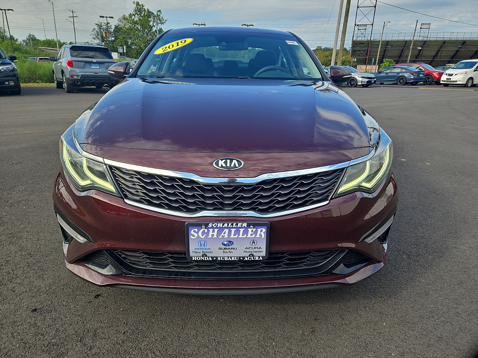 Used 2019 Kia Optima LX with VIN 5XXGT4L39KG376166 for sale in New Britain, CT