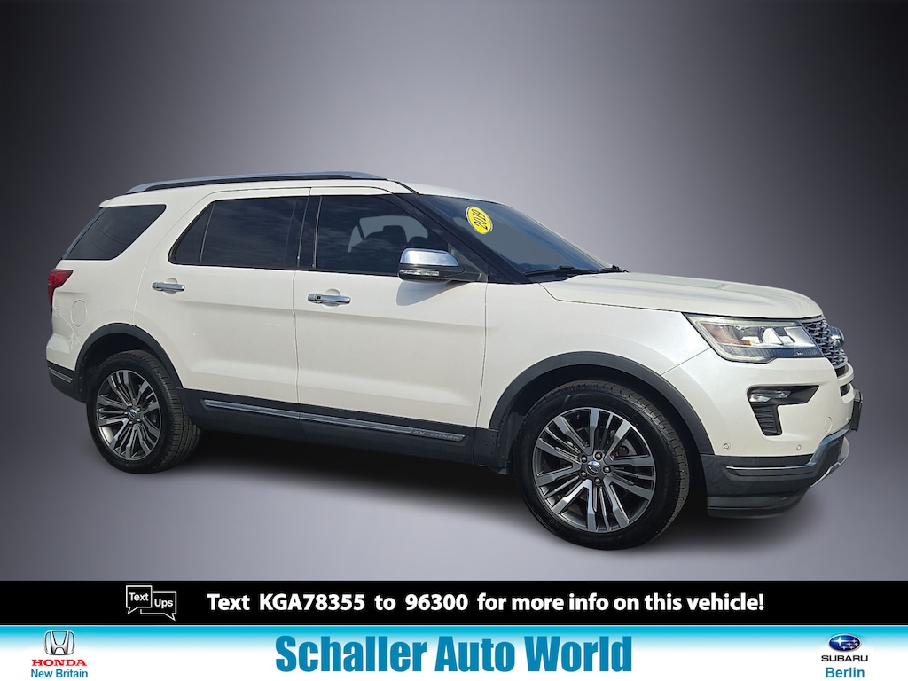 Used 2019 Ford Explorer Platinum Sport Utility