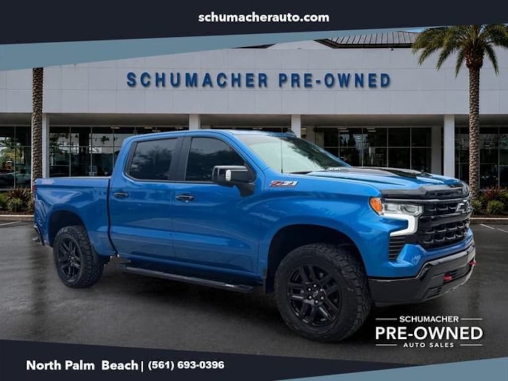 Used 2022 Chevrolet Silverado 1500 LT Trail Boss Truck Crew Cab