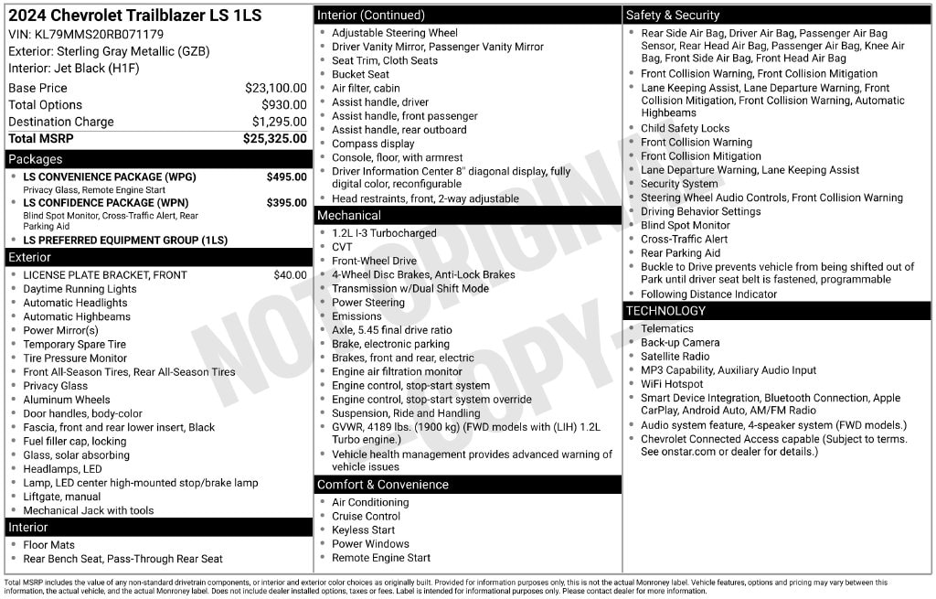 2024 Chevrolet TrailBlazer LS