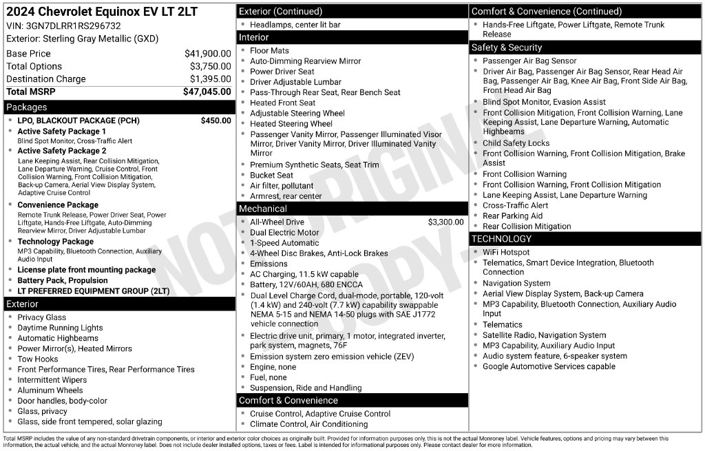 2024 Chevrolet Equinox EV