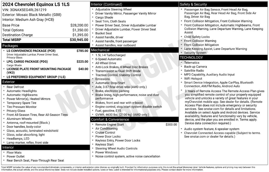 2024 Chevrolet Equinox LS