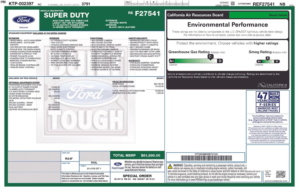 Used 2024 Ford F-350SD Lariat Truck
