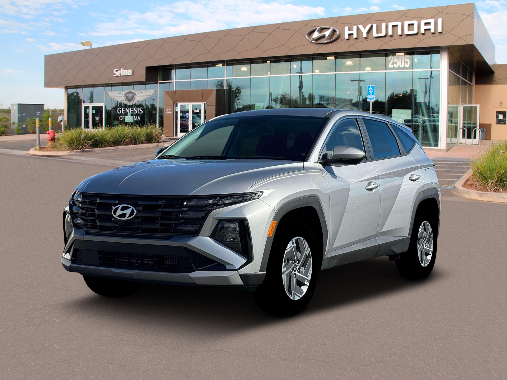 New 2026 Hyundai Tucson Hybrid Blue SUV