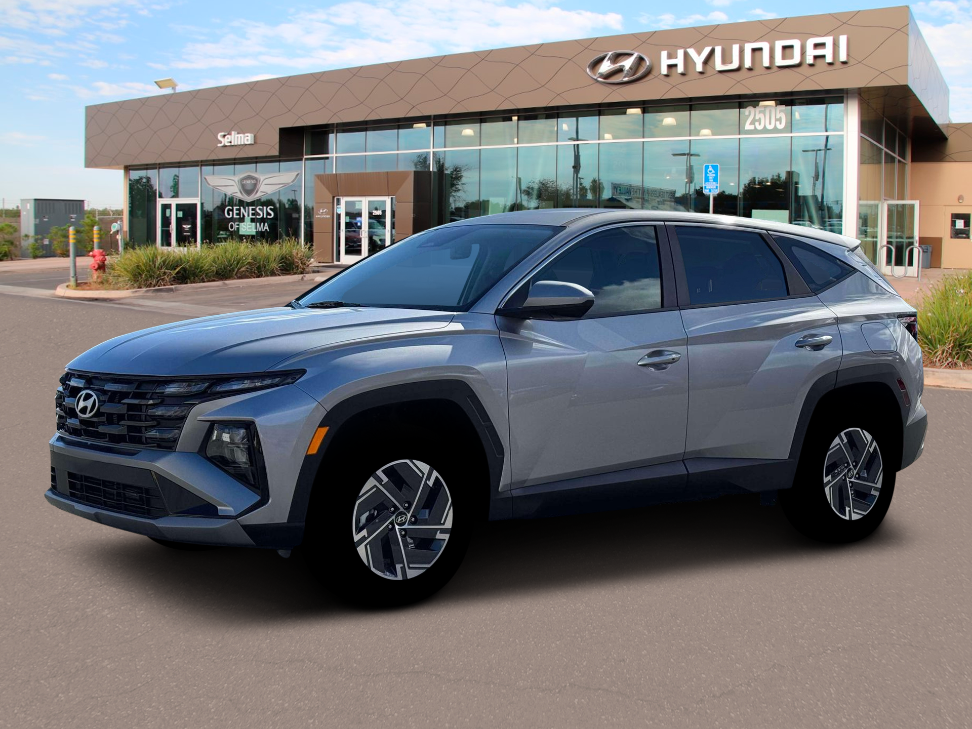 New 2026 Hyundai Tucson Hybrid Blue SUV