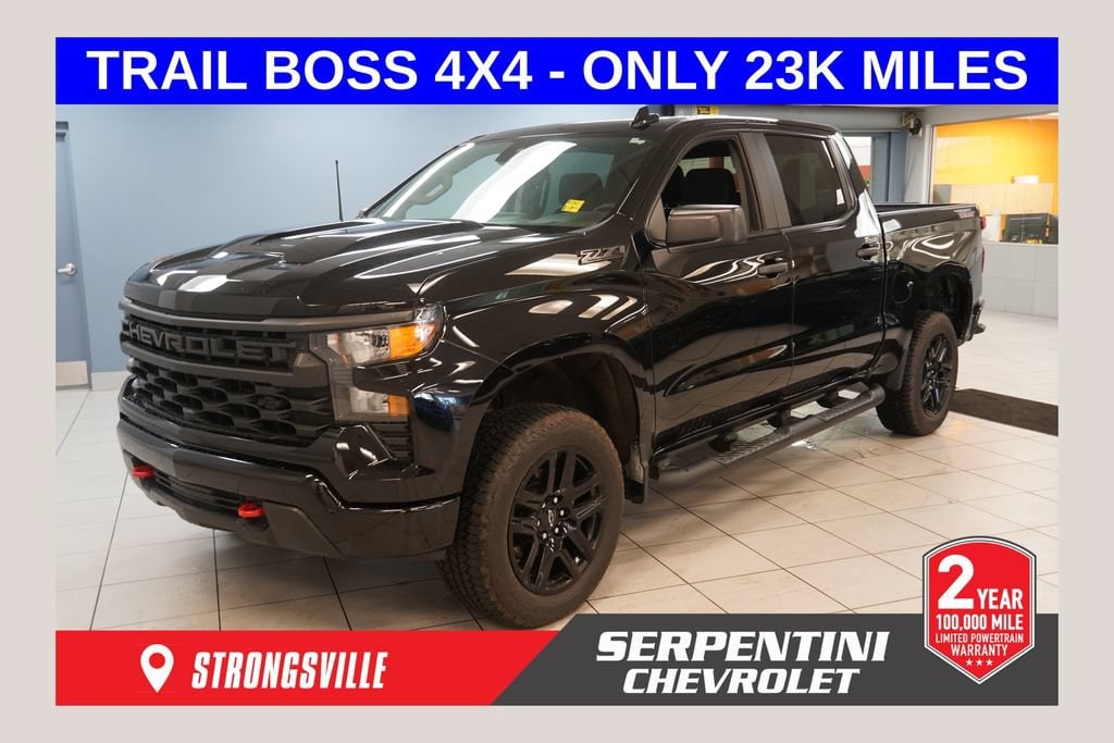 Used 2023 Chevrolet Silverado 1500 Custom Trail Boss Truck Crew Cab