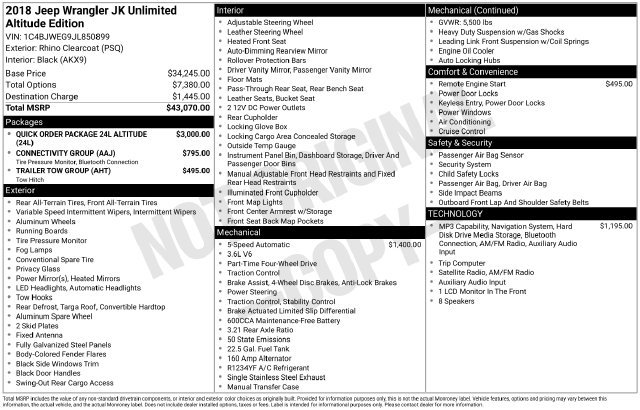 2018 Jeep Wrangler JK Unlimited Altitude - Photo 20