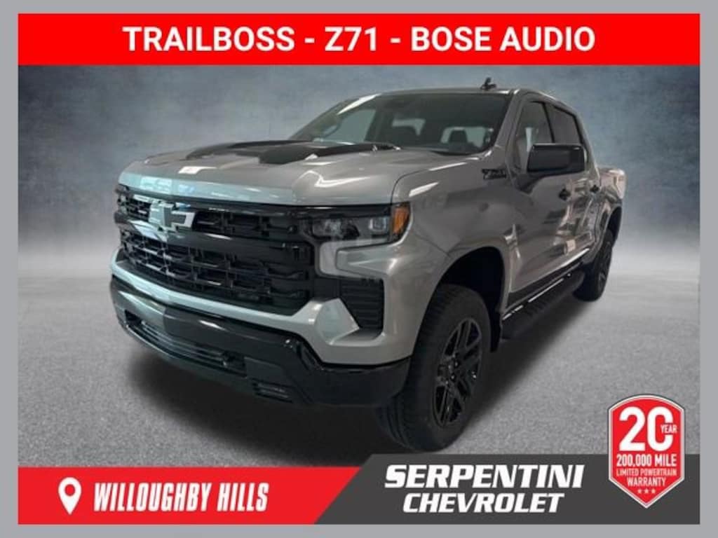 New 2026 Chevrolet Silverado 1500 LT Trail Boss Truck