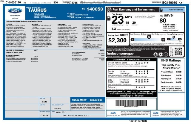 2014 Ford Taurus SEL - Photo 19