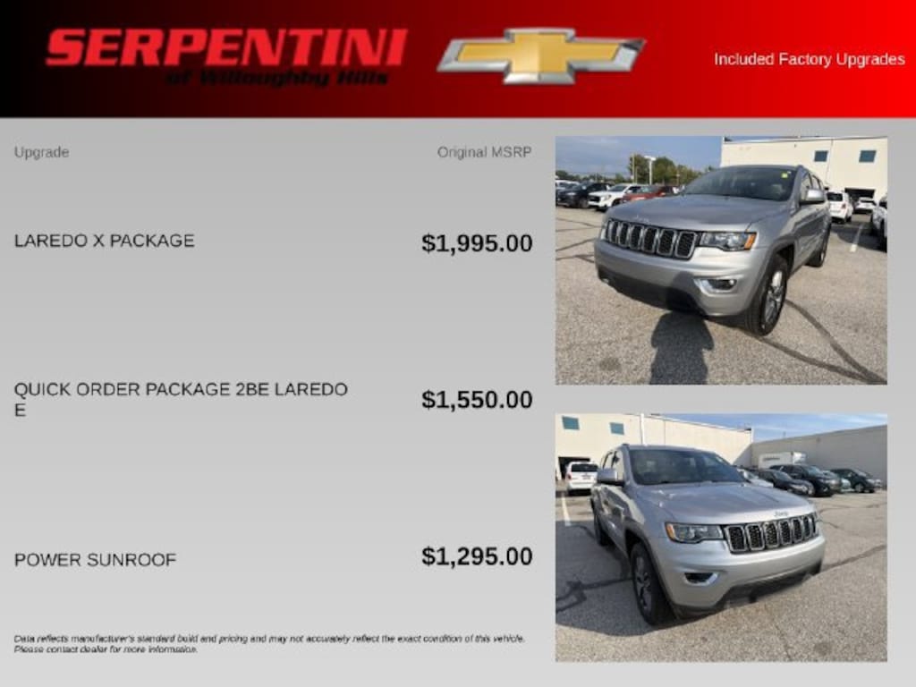 Used 2020 Jeep Grand Cherokee Laredo E 4x4 SUV