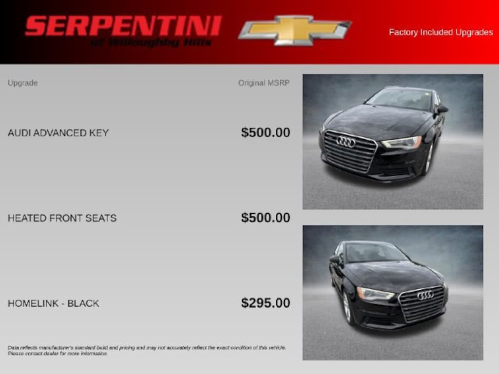 Used 2016 Audi A3 2.0T Premium Sedan