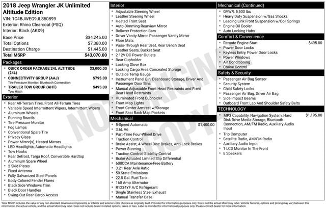 2018 Jeep Wrangler JK Unlimited Altitude - Photo 24