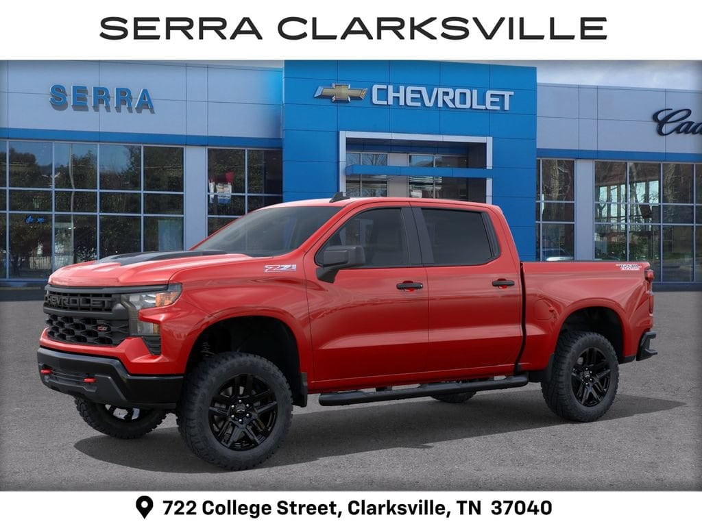 New 2026 Chevrolet Silverado 1500 Custom Trail Boss Truck Crew Cab