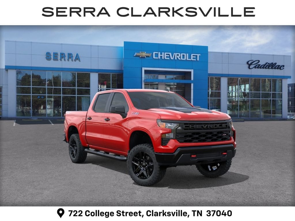 New 2026 Chevrolet Silverado 1500 Custom Trail Boss Truck Crew Cab