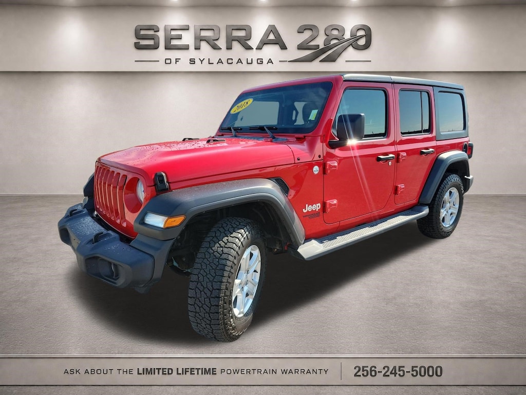 Used 2018 Jeep Wrangler Unlimited Sport 4x4 SUV