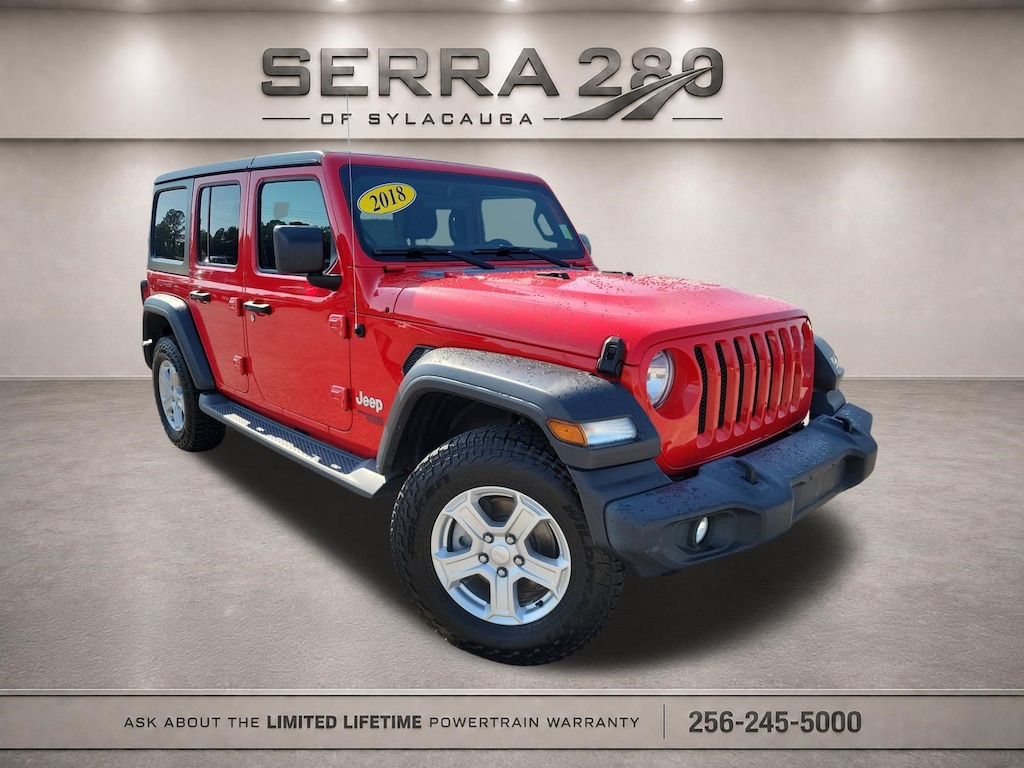 Used 2018 Jeep Wrangler Unlimited Sport 4x4 SUV