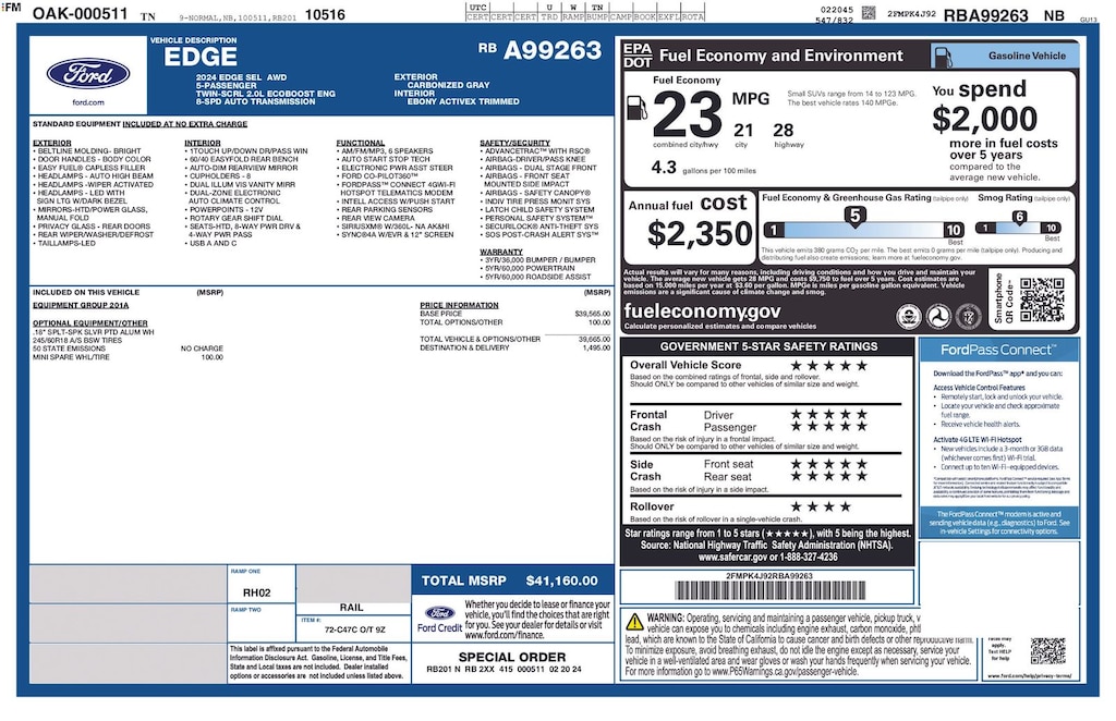 Certified 2024 Ford