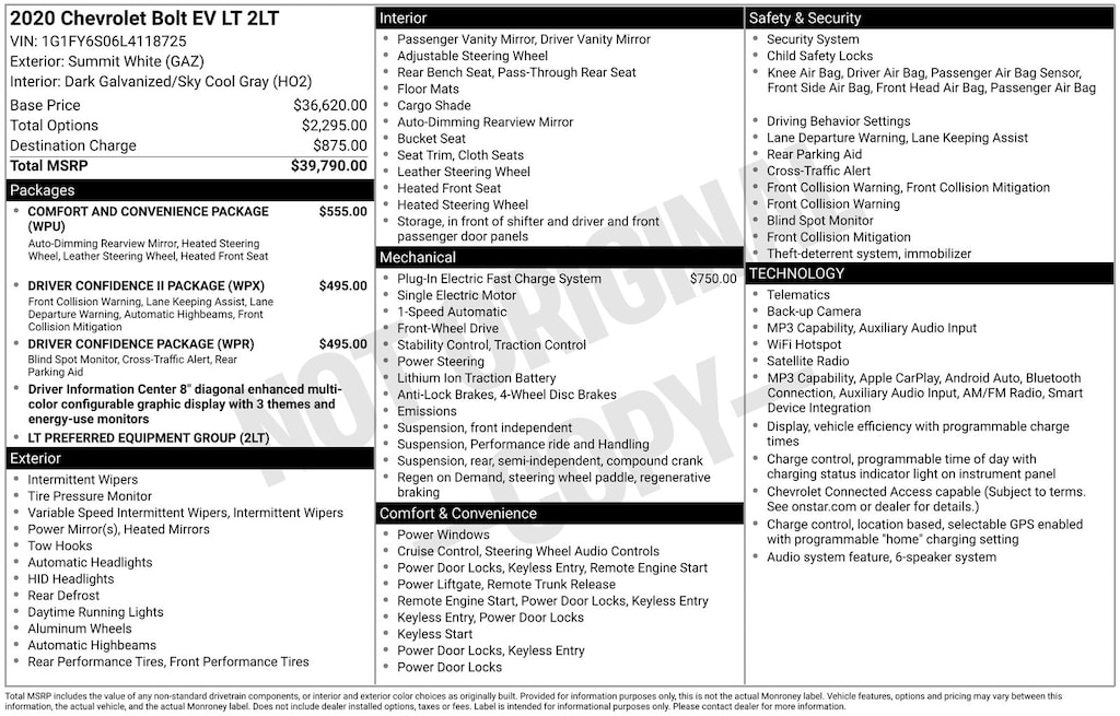 Used 2020 Chevrolet