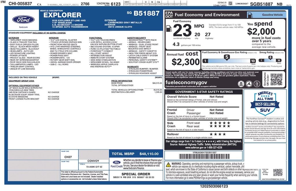 Certified 2025 Ford