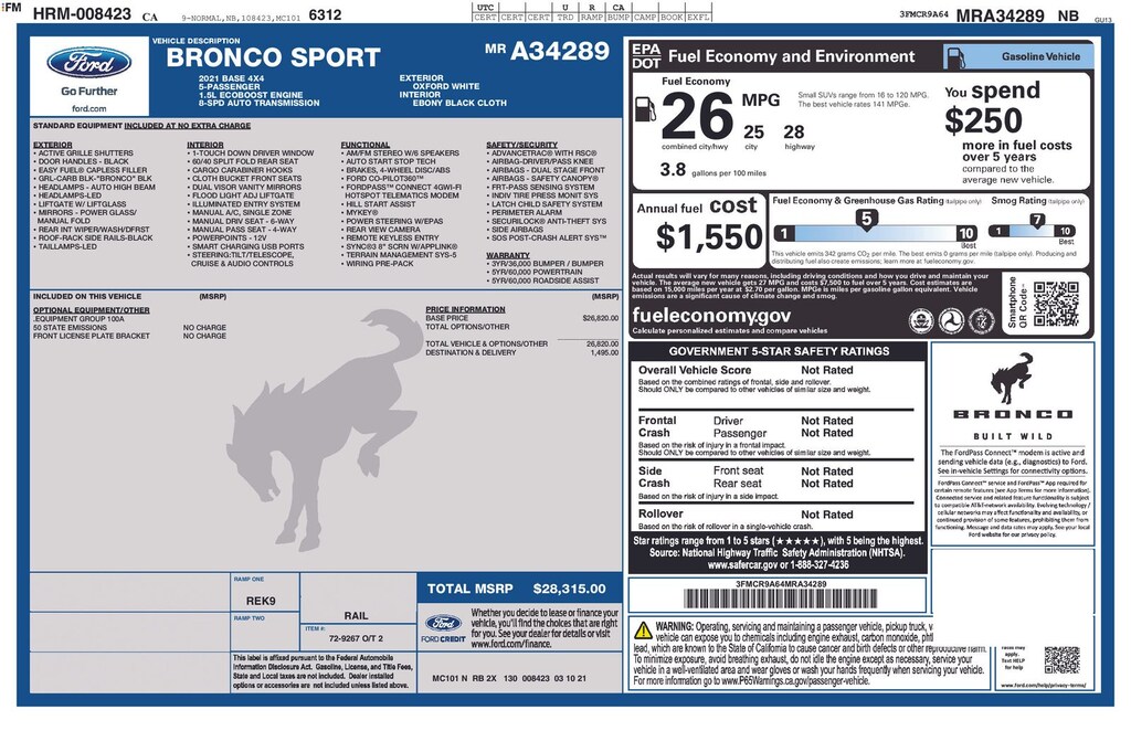 Certified 2021 Ford