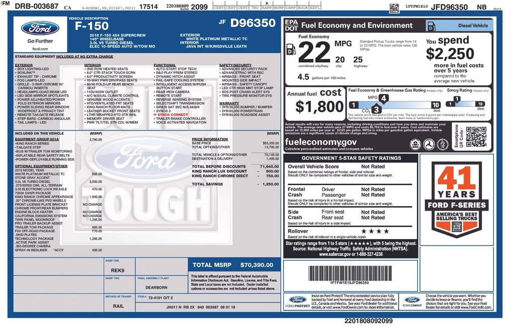 Used 2018 Ford